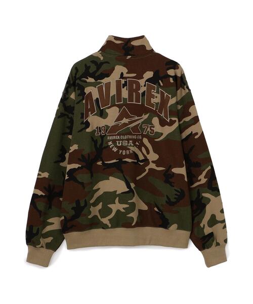 AVIREX(アヴィレックス)の「《WEB&DEPOT限定》VARSITY HALF ZIP SWEAT / バーシティ ハーフジップ スウェット / AVIREX / アヴィレックス(スウェット・メンズ・オリーブ系1/レッド系その他4/ホワイト/ブラック・L/M/2XL/XL/S)」の15枚目の写真