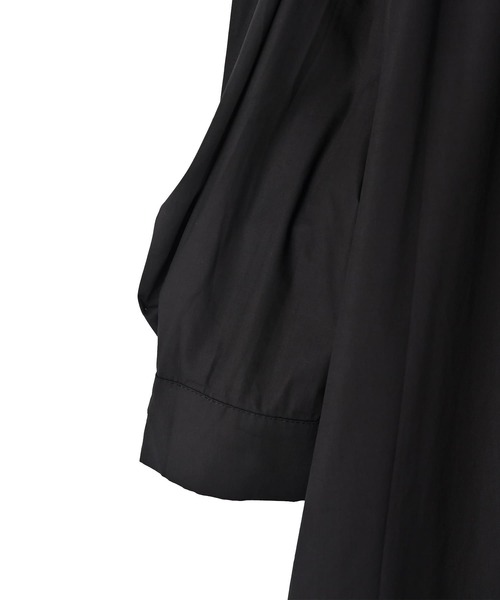 STYLE DELI(スタイルデリ)の「【BLK001】バックレスカットアウトシャツワンピース(ワンピース・レディース・ブラック・FREE)」の3枚目の写真