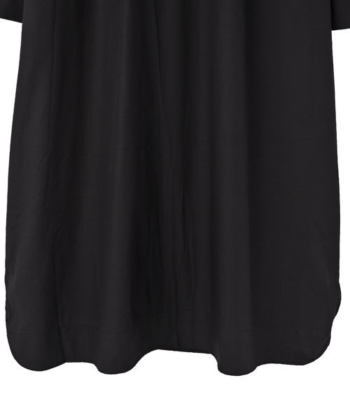 STYLE DELI(スタイルデリ)の「【BLK001】バックレスカットアウトシャツワンピース(ワンピース・レディース・ブラック・FREE)」の2枚目の写真