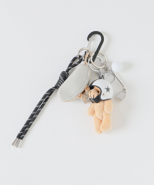 U by SPICK&SPAN(ユーバイスピックアンドスパン)の「《追加》UBY Spick & Span キーチャームセット2(キーケース/キーアクセサリー・レディース・ブルー/ホワイト/オレンジ・FREE)」の16枚目の写真