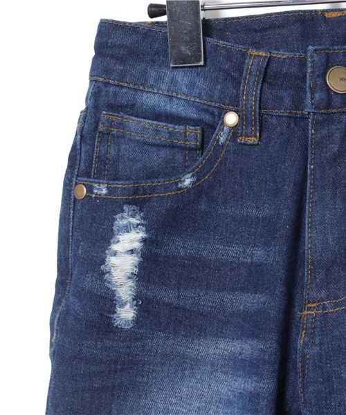 VENCEEXCHANGE（ヴァンスエクスチェンジ）の「KIDS パッチワークボーイズデニム（デニムパンツ・キッズ・ブルー・130cm/140cm/120cm/150cm）」の5枚目の写真