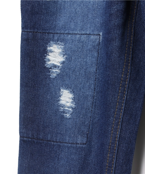 VENCEEXCHANGE（ヴァンスエクスチェンジ）の「KIDS パッチワークボーイズデニム（デニムパンツ・キッズ・ブルー・130cm/140cm/120cm/150cm）」の9枚目の写真