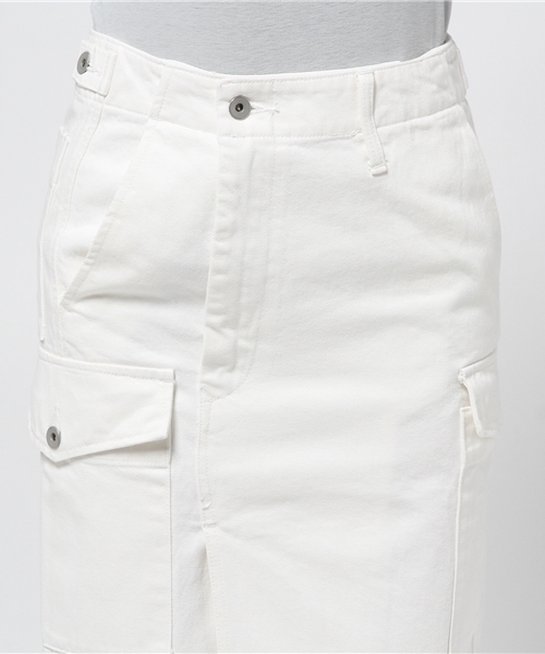 AMERICAN RAG CIE（アメリカンラグシー）の「デニムロングスカート（デニムスカート・レディース・グレー/ホワイト・FREE）」の6枚目の写真