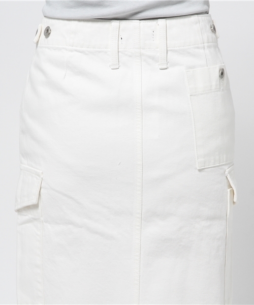 AMERICAN RAG CIE（アメリカンラグシー）の「デニムロングスカート（デニムスカート・レディース・グレー/ホワイト・FREE）」の7枚目の写真