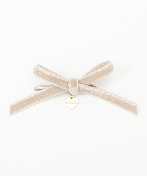 WARMTH（ワームス）の「warmth ベロアリボンクリップ（バレッタ/ヘアクリップ・レディース・ネイビー/ベージュ/ピンク・FREE）」の8枚目の写真