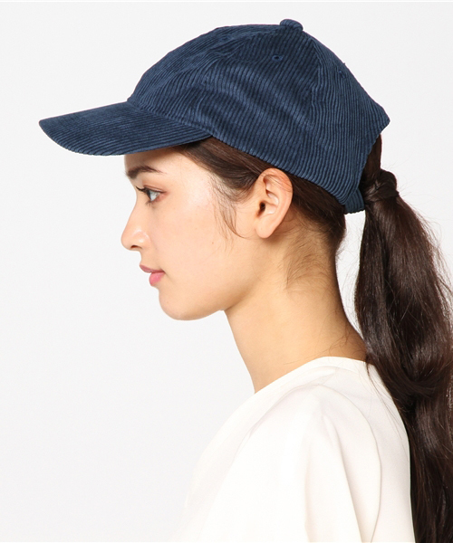 Khaju（カージュ）の「Khaju:コーデュロイキャップ②（キャップ・レディース・ネイビー/ベージュ/オレンジ/ブラック・ONE SIZE）」の6枚目の写真