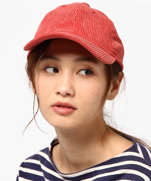 Khaju（カージュ）の「Khaju:コーデュロイキャップ②（キャップ・レディース・ネイビー/ベージュ/オレンジ/ブラック・ONE SIZE）」の14枚目の写真