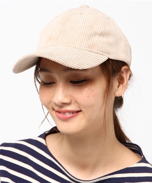 Khaju（カージュ）の「Khaju:コーデュロイキャップ②（キャップ・レディース・ネイビー/ベージュ/オレンジ/ブラック・ONE SIZE）」の15枚目の写真