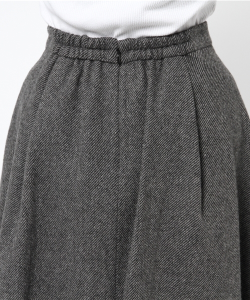 TRUDEA(トルディア)の「(日本製)イレギュラーヘムスカート(スカート・レディース・グレー/チャコールグレー・SMALL/MEDIUM/LARGE)」の7枚目の写真