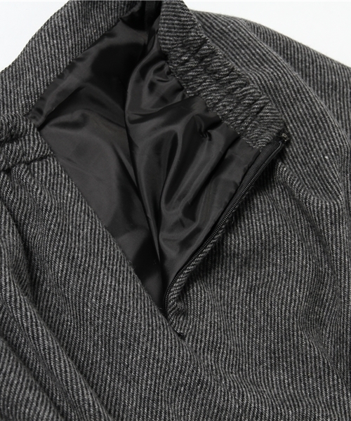 TRUDEA(トルディア)の「(日本製)イレギュラーヘムスカート(スカート・レディース・グレー/チャコールグレー・SMALL/MEDIUM/LARGE)」の9枚目の写真