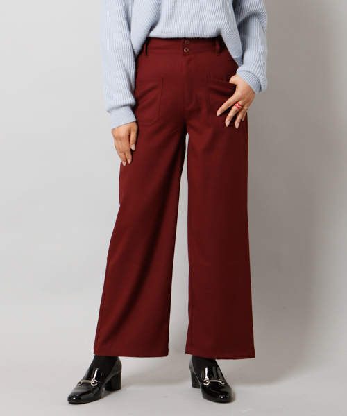 Omekashi（オメカシ）の「ハイウエストPT（その他パンツ・レディース・ブラック/ボルドー/グレー・2/1）」の3枚目の写真