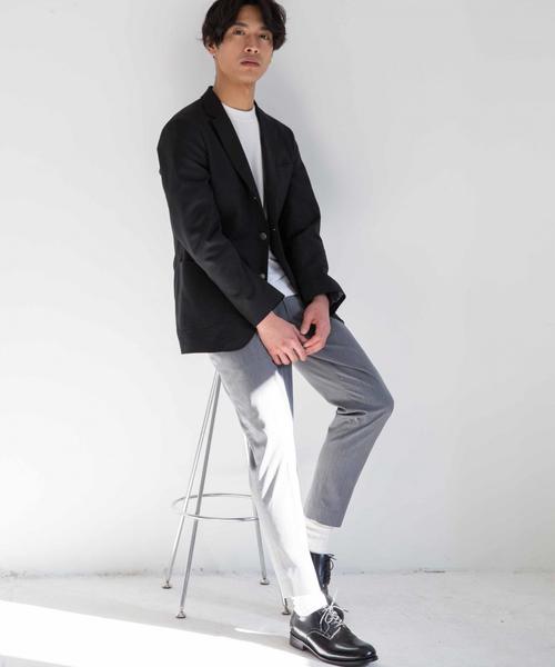 green label relaxing（グリーンレーベルリラクシング）の「【WEB限定】SC★★T/R 2P テーパード イージーパンツ / ユーティリティーパンツ（スラックス・メンズ・ブラック/グレー/ネイビー・X-LARGE/LARGE/SMALL/MEDIUM）」の4枚目の写真