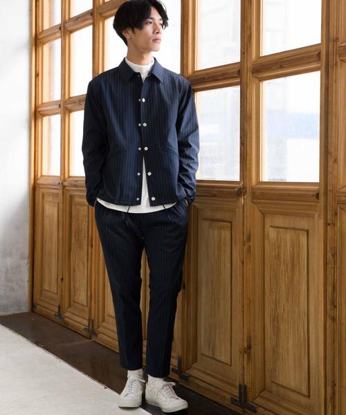 green label relaxing（グリーンレーベルリラクシング）の「【WEB限定】SC★★T/R 2P テーパード イージーパンツ / ユーティリティーパンツ（スラックス・メンズ・ブラック/グレー/ネイビー・X-LARGE/LARGE/SMALL/MEDIUM）」の6枚目の写真