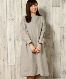 LBC | 袖ボリュームサックワンピース               (ワンピース)