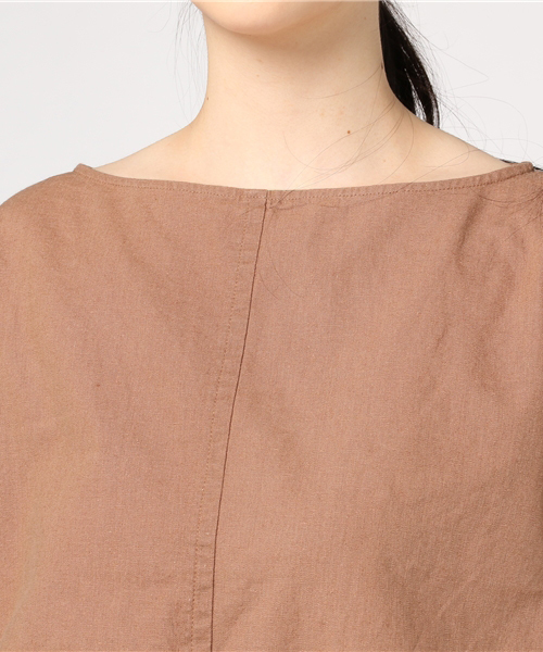 LBC（エルビーシー）の「袖ボリュームサックワンピース               （ワンピース・レディース・ピンク/グレー・LARGE/MEDIUM）」の10枚目の写真