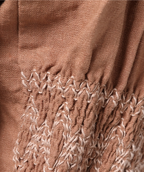 LBC（エルビーシー）の「袖ボリュームサックワンピース               （ワンピース・レディース・ピンク/グレー・LARGE/MEDIUM）」の6枚目の写真