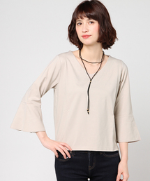 Honeys | フレア袖プルオーバー(Tシャツ/カットソー)