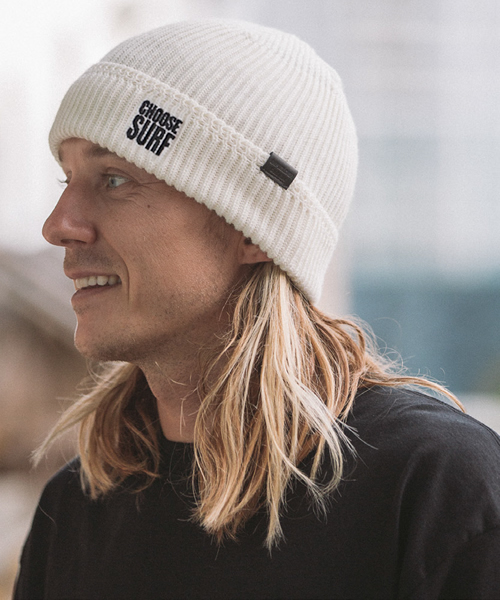 SURF/BRAND(サーフブランド)の「SURF/BRAND/サーフブランド CHOOSE BENIE(ニットキャップ/ビーニー・メンズ・ホワイト/ブラック・ONE SIZE)」の22枚目の写真