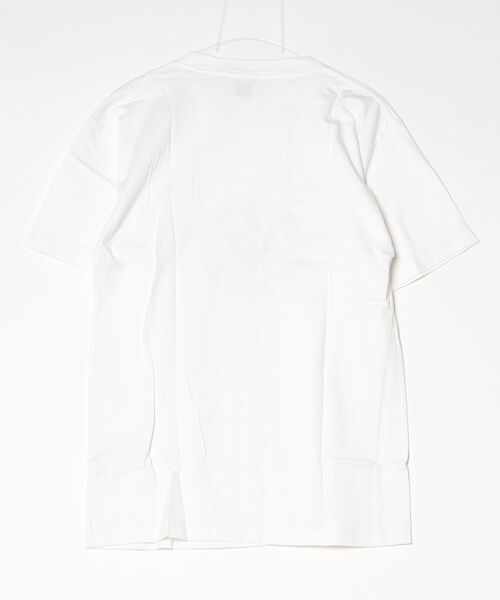 HOUSTON（ヒューストン）の「HOUSTON/ プリントクルーネックTシャツ（Tシャツ/カットソー・メンズ・ホワイト/オリーブドラブ/ブラック・X-LARGE/MEDIUM/LARGE）」の4枚目の写真
