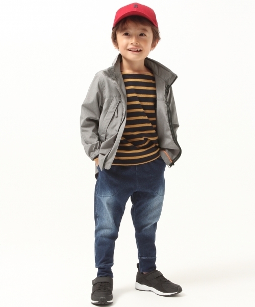 GLOBAL WORK（グローバルワーク）の「【キッズ】カットデニムリブパンツ17FW/764951（その他パンツ・キッズ・ブルー/ネイビー・MEDIUM/SMALL/LARGE/X-LARGE/XX-LARGE）」の15枚目の写真