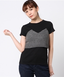 DuKKah | WEGO/カラーロービングビスチェ(ニット/セーター)