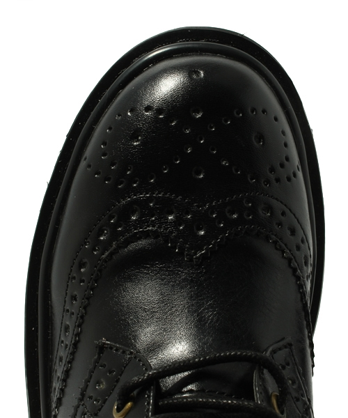 one after another NICE CLAUP（ワンアフターアナザーナイスクラップ）の「レースアップシューズ（ブーツ・レディース・ブラック/ボルドー/レオパード・MEDIUM/LARGE）」の5枚目の写真