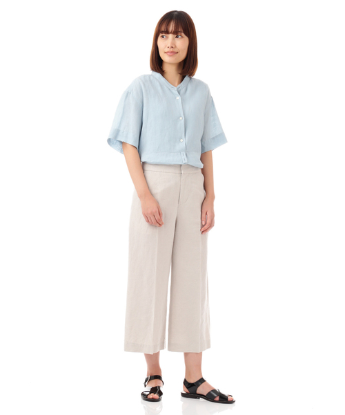 MARGARET HOWELL(マーガレットハウエル)リネンドットブラウス MARGARET HOWELL - 2019 美品マーガレットハウエル☆リネン