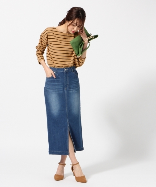 BLISS POINT（ブリスポイント）の「ハニカムボーダーボートT/785185（Tシャツ/カットソー・レディース・その他2/その他4/その他3/その他1・MEDIUM/LARGE）」の3枚目の写真