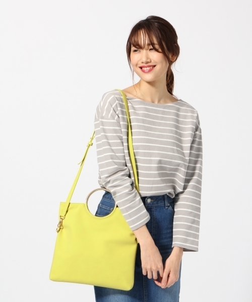 BLISS POINT（ブリスポイント）の「ハニカムボーダーボートT/785185（Tシャツ/カットソー・レディース・その他2/その他4/その他3/その他1・MEDIUM/LARGE）」の4枚目の写真