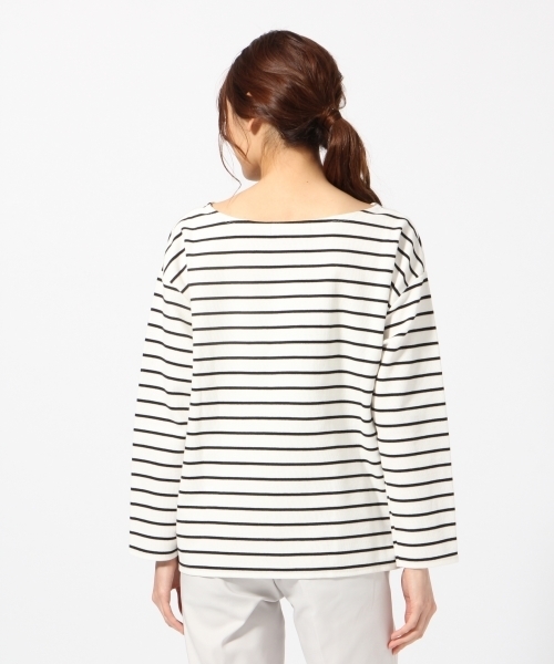 BLISS POINT（ブリスポイント）の「ハニカムボーダーボートT/785185（Tシャツ/カットソー・レディース・その他2/その他4/その他3/その他1・MEDIUM/LARGE）」の14枚目の写真