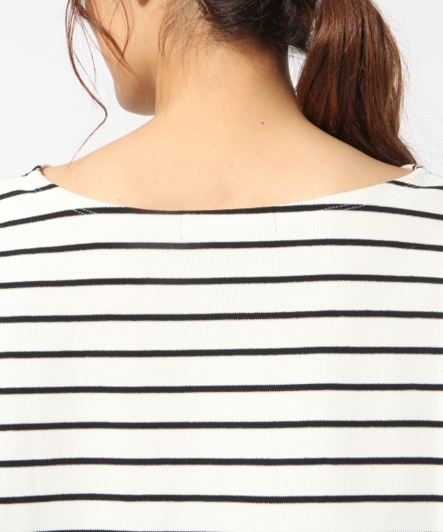 BLISS POINT（ブリスポイント）の「ハニカムボーダーボートT/785185（Tシャツ/カットソー・レディース・その他2/その他4/その他3/その他1・MEDIUM/LARGE）」の19枚目の写真