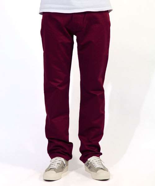 XLARGE（エクストララージ）の「5POCKET CHINO SLIM（チノパンツ・メンズ・ブラック/カーキ/バーガンディー/オリーブ/ネイビー・32inch/30inch/34inch/36inch）」の5枚目の写真