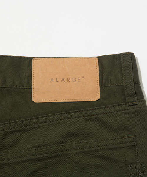 XLARGE（エクストララージ）の「5POCKET CHINO SLIM（チノパンツ・メンズ・ブラック/カーキ/バーガンディー/オリーブ/ネイビー・32inch/30inch/34inch/36inch）」の9枚目の写真