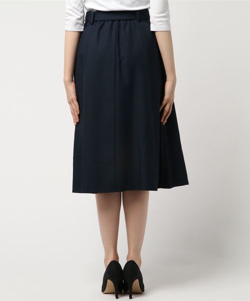 Rewde（ルゥデ）の「ﾄﾚﾝﾁｽｶｰﾄ（8R10-02007B）（スカート・レディース・ブルー/ベージュ/ネイビー・L/M/S）」の5枚目の写真