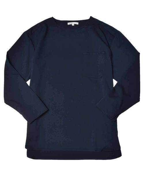 MinoriTY(マイノリティ)の「ルーズシルエット9分袖プルオーバーシャツ 半端袖(シャツ/ブラウス・メンズ・ブラック/ストライプ/ネイビー/グレー・L/M)」の13枚目の写真