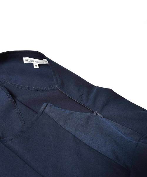 MinoriTY(マイノリティ)の「ルーズシルエット9分袖プルオーバーシャツ 半端袖(シャツ/ブラウス・メンズ・ブラック/ストライプ/ネイビー/グレー・L/M)」の16枚目の写真