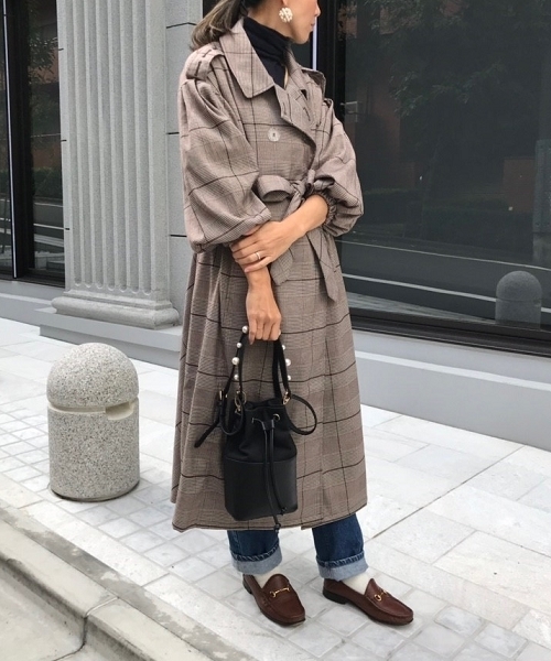 SOLPRESA(ソルプレーサ)の「パールハンドルミニバッグ(ショルダーバッグ・レディース・ブラック/ベージュ/レオパード・ONE SIZE)」の7枚目の写真