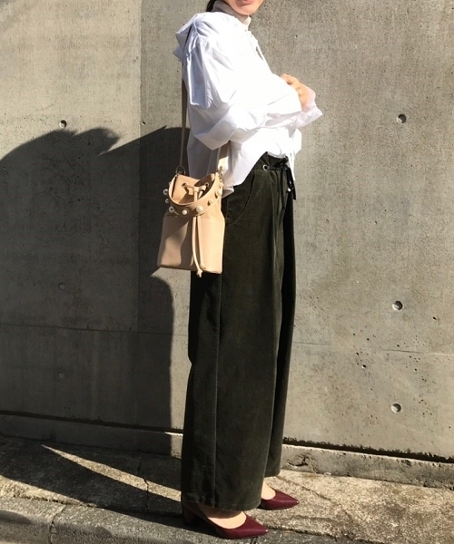 SOLPRESA(ソルプレーサ)の「パールハンドルミニバッグ(ショルダーバッグ・レディース・ブラック/ベージュ/レオパード・ONE SIZE)」の10枚目の写真
