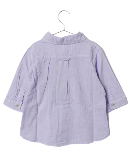 GLOBAL WORK（グローバルワーク）の「【GLOBAL WORK】メンアサシャツ/7分袖（シャツ/ブラウス・キッズ・グリーン/ブルー/パープル/ホワイト・X-LARGE/LARGE/SMALL/MEDIUM）」の5枚目の写真