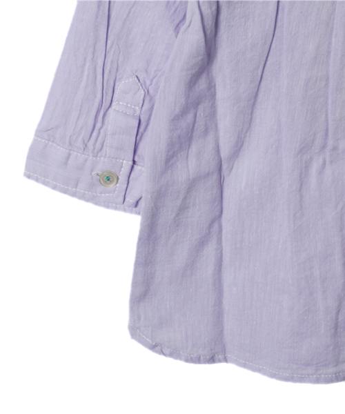 GLOBAL WORK（グローバルワーク）の「【GLOBAL WORK】メンアサシャツ/7分袖（シャツ/ブラウス・キッズ・グリーン/ブルー/パープル/ホワイト・X-LARGE/LARGE/SMALL/MEDIUM）」の7枚目の写真