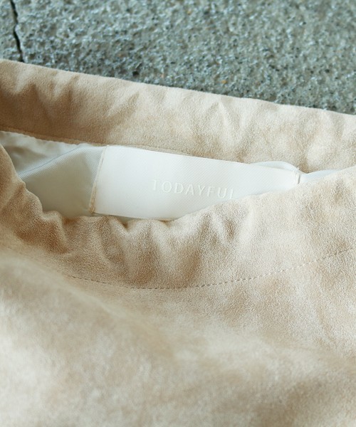 TODAYFUL（トゥデイフル）の「スエードサイクルバッグ（ハンドバッグ・レディース・キナリ/ブラウン/ネイビー・FREE）」の9枚目の写真