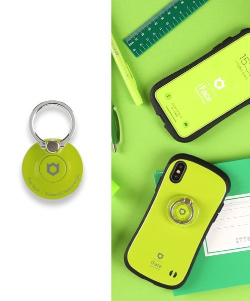iFace（アイフェイス）の「iFace スマホリング  Finger Ring Holder 360度回転 インナーサークルタイプ 落下防止 リングホルダー ホールドリング（スマホグッズ・レディース・ホワイト/ブラック/パープル/レッド/シルバー/ゴールド/イエロー/オレンジ/グリーン/エメラルド/ミント/シルバーグレー/ベビーピンク/ピンクゴールド/フューシャピンク/ネイビー/グレー/カーキ/ベージュ/Red/サックスブルー/ブルーグラス/ラベンダー/ダークブルー/ブラウン・FREE）」の8枚目の写真