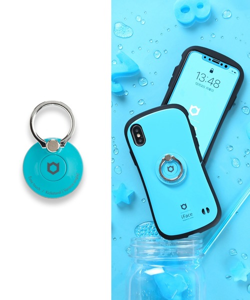 iFace（アイフェイス）の「iFace スマホリング  Finger Ring Holder 360度回転 インナーサークルタイプ 落下防止 リングホルダー ホールドリング（スマホグッズ・レディース・ホワイト/ブラック/パープル/レッド/シルバー/ゴールド/イエロー/オレンジ/グリーン/エメラルド/ミント/シルバーグレー/ベビーピンク/ピンクゴールド/フューシャピンク/ネイビー/グレー/カーキ/ベージュ/Red/サックスブルー/ブルーグラス/ラベンダー/ダークブルー/ブラウン・FREE）」の9枚目の写真