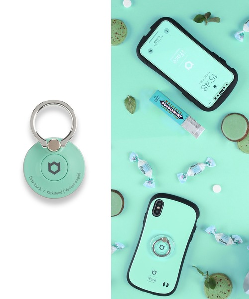 iFace（アイフェイス）の「iFace スマホリング  Finger Ring Holder 360度回転 インナーサークルタイプ 落下防止 リングホルダー ホールドリング（スマホグッズ・レディース・ホワイト/ブラック/パープル/レッド/シルバー/ゴールド/イエロー/オレンジ/グリーン/エメラルド/ミント/シルバーグレー/ベビーピンク/ピンクゴールド/フューシャピンク/ネイビー/グレー/カーキ/ベージュ/Red/サックスブルー/ブルーグラス/ラベンダー/ダークブルー/ブラウン・FREE）」の10枚目の写真