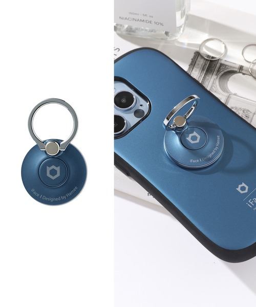 iFace（アイフェイス）の「iFace スマホリング  Finger Ring Holder 360度回転 インナーサークルタイプ 落下防止 リングホルダー ホールドリング（スマホグッズ・レディース・ホワイト/ブラック/パープル/レッド/シルバー/ゴールド/イエロー/オレンジ/グリーン/エメラルド/ミント/シルバーグレー/ベビーピンク/ピンクゴールド/フューシャピンク/ネイビー/グレー/カーキ/ベージュ/Red/サックスブルー/ブルーグラス/ラベンダー/ダークブルー/ブラウン・FREE）」の14枚目の写真