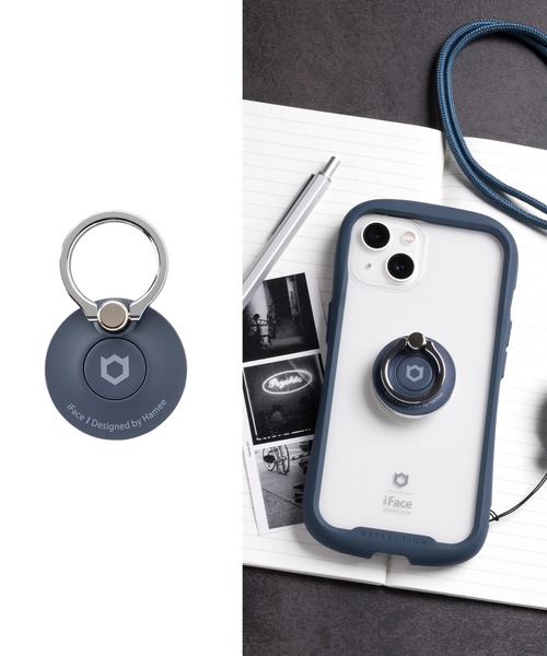 iFace（アイフェイス）の「iFace スマホリング  Finger Ring Holder 360度回転 インナーサークルタイプ 落下防止 リングホルダー ホールドリング（スマホグッズ・レディース・ホワイト/ブラック/パープル/レッド/シルバー/ゴールド/イエロー/オレンジ/グリーン/エメラルド/ミント/シルバーグレー/ベビーピンク/ピンクゴールド/フューシャピンク/ネイビー/グレー/カーキ/ベージュ/Red/サックスブルー/ブルーグラス/ラベンダー/ダークブルー/ブラウン・FREE）」の11枚目の写真