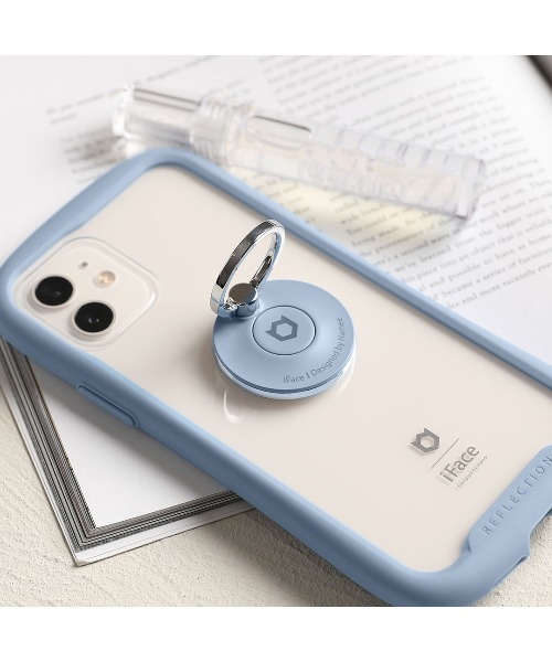 iFace（アイフェイス）の「iFace スマホリング  Finger Ring Holder 360度回転 インナーサークルタイプ 落下防止 リングホルダー ホールドリング（スマホグッズ・レディース・ホワイト/ブラック/パープル/レッド/シルバー/ゴールド/イエロー/オレンジ/グリーン/エメラルド/ミント/シルバーグレー/ベビーピンク/ピンクゴールド/フューシャピンク/ネイビー/グレー/カーキ/ベージュ/Red/サックスブルー/ブルーグラス/ラベンダー/ダークブルー/ブラウン・FREE）」の12枚目の写真