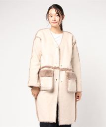 Kelen | 「KELEN / ケレン」Vネックエコムートンリバーシブルコート"Lucia"(ダウンジャケット/コート)