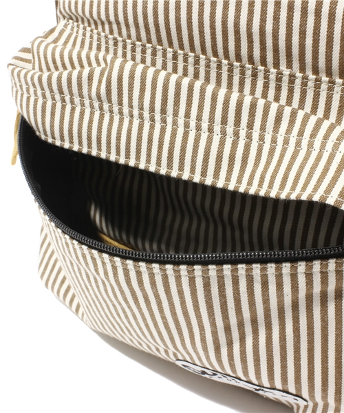 OUTDOOR PRODUCTS（アウトドアプロダクツ）の「[アウトドア]OUTDOOR ストライプバックパック（バックパック/リュック・レディース・ブラウン/ネイビー・フリー）」の6枚目の写真