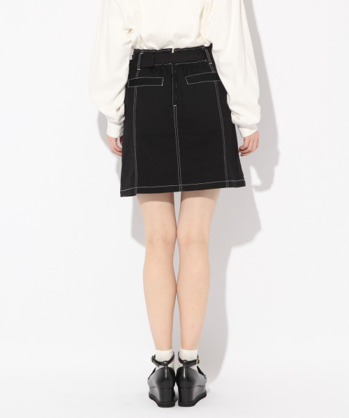 Heather(ヘザー)の「ベルトツキステッチミニスカート 823153(スカート・レディース・ブラック/ホワイト/ネイビー・SMALL/MEDIUM)」の13枚目の写真